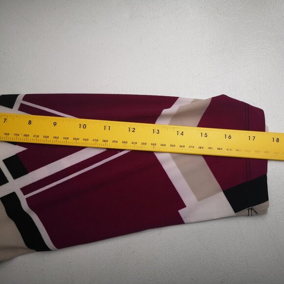 Cleo Ladies Size Large Multi Colored 3/4 Length Sleeves Dress or Tunic Top - Picture 9 of 10